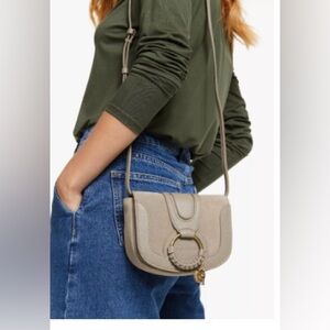 See By Chloé Mini Hana Suede Leather Satchel Bag